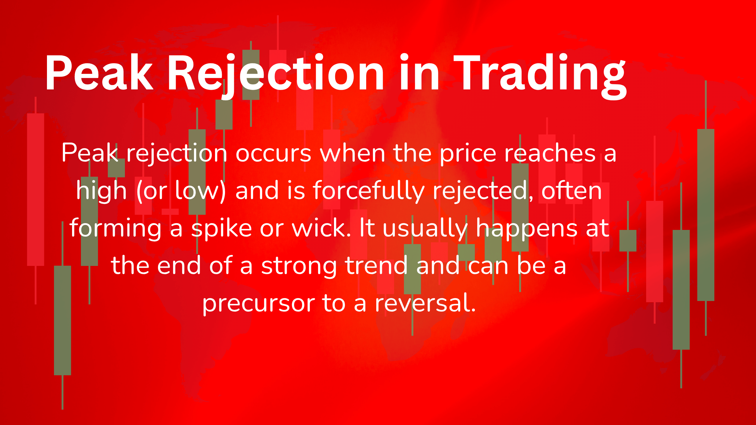 Peak Rejection in Trading